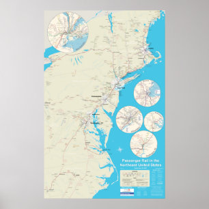 Versie Noordoost-spoorwegkaart 1.1 - 20 september Poster