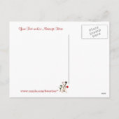 Versie Twee van Russell Puppy Be Mine Valentine Feestdagenkaart (Achterkant)