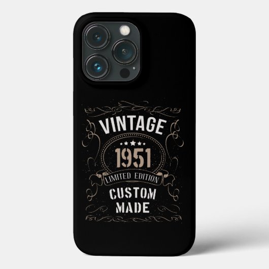  versie van 1951, beperkt, aangepaste editie Case-Mate iPhone case (Achterkant)