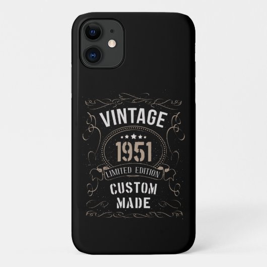  versie van 1951, beperkt, aangepaste editie Case-Mate iPhone case (Achterkant)