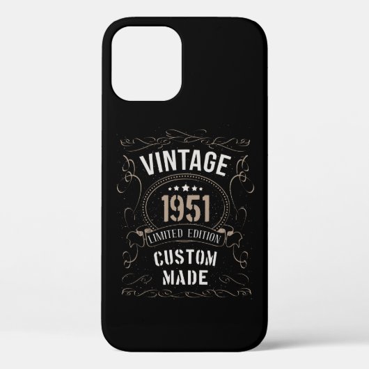 versie van 1951, beperkt, aangepaste editie Case-Mate iPhone case (Achterkant)