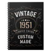  versie van 1951, beperkt, aangepaste editie notitieboek (Voorkant)