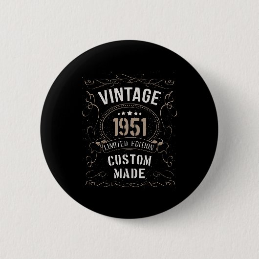 versie van 1951, beperkt, aangepaste editie ronde button 5,7 cm (Voorkant)