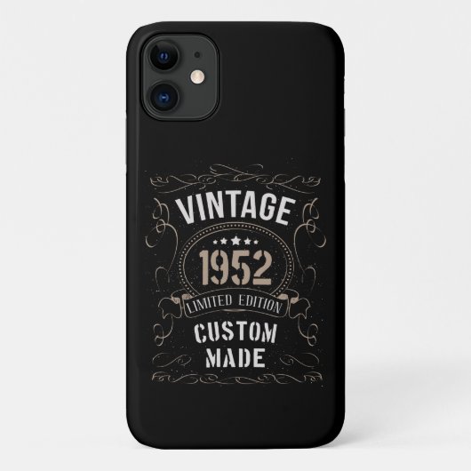  versie van 1952, beperkt, aangepaste editie Case-Mate iPhone case (Achterkant)