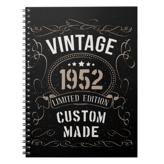  versie van 1952, beperkt, aangepaste editie notitieboek (Voorkant)