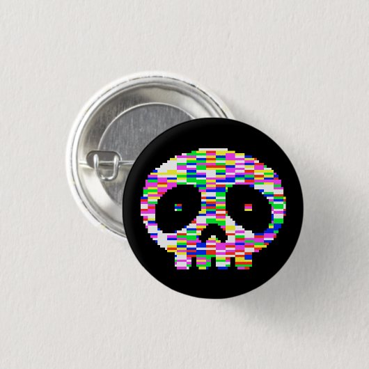 VERSIE VAN DE BUTTON SKULL II (Voorkant /achterkant)