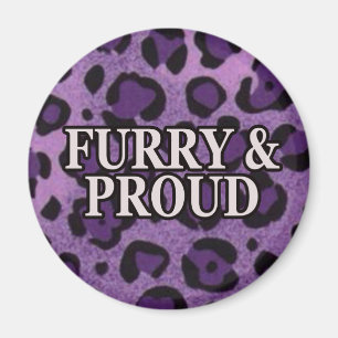 Versie van Furry & Proud Magnet Leo