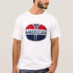 versie van het American Gas Station-teken crystal T-shirt