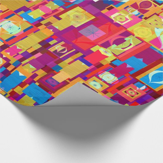 Versiemend inktwappapier cadeaupapier (Hoek)