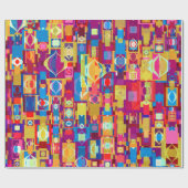 Versiemend inktwappapier cadeaupapier (Vlak)