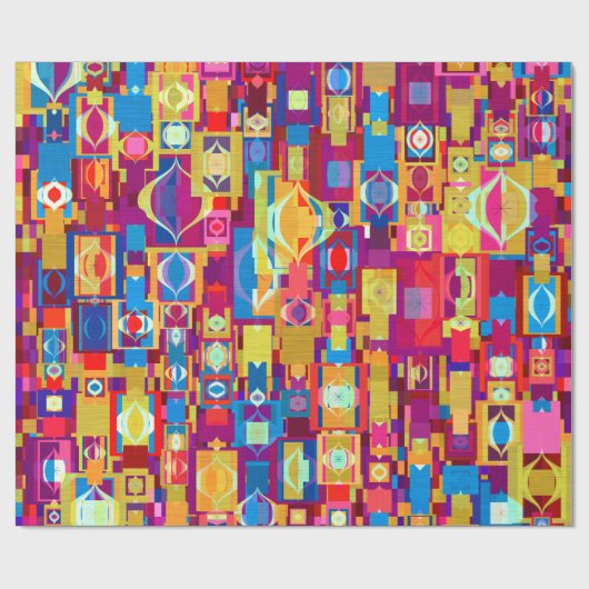 Versiemend inktwappapier cadeaupapier (Vlak)