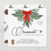 Versiemeningsuitnodiging van de Uitwisseling bewer Kaart (Voorkant / Achterkant)