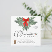 Versiemeningsuitnodiging van de Uitwisseling bewer Kaart (Staand voorkant)