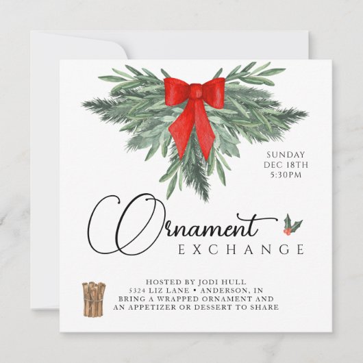 Versiemeningsuitnodiging van de Uitwisseling bewer Kaart (Voorkant)