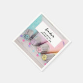 Versiemiddelen voor pasta's, gekleurd servet (Hoek)