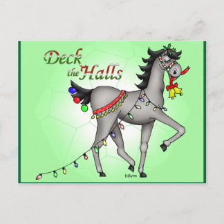 Versier de hal feestdagenkaart