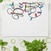 versier de hal kerstverlichting Kerstmis Theedoek (Gevouwen)