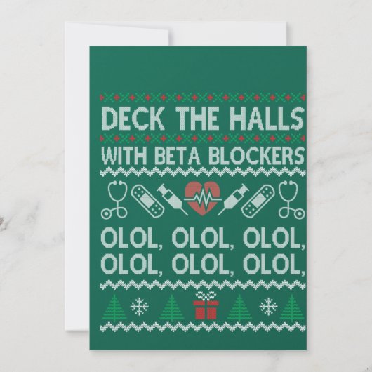 Versier de hal met bètablokkers OLOL Kaart (Voorkant)