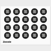 Versier de hal met geweren & munitie (op achterzij ronde sticker (Vel)