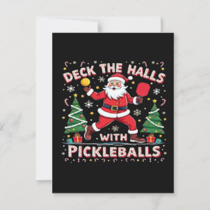 Versier de hal met pickleballs briefkaart