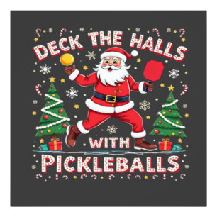 Versier de hal met pickleballs foto afdruk