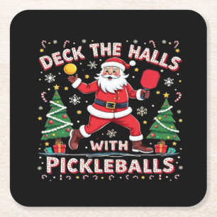 Versier de hal met pickleballs kartonnen onderzetters