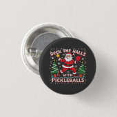 Versier de hal met pickleballs ronde button 3,2 cm (Voorkant /achterkant)