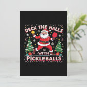 Versier de hal met pickleballs save the date (Staand voorkant)