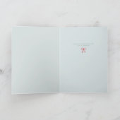 Versier de hal met vreugde liefde vrede kaart (Binnen)