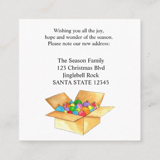 Versier de hal, we hebben onze ballen verhuisd! informatiekaartje (Achterkant)