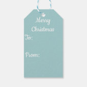 Versier de kerstboom cadeaulabel (Achterkant)