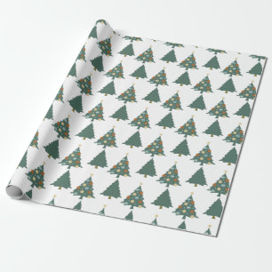 Versier de kerstboom cadeaupapier