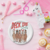 Versier de Stallen Grappige Kerstmis Paard Liefheb Papieren Bordje (Feest)