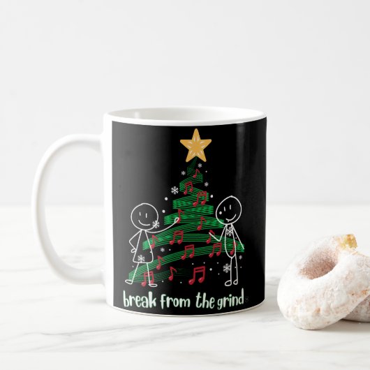 Versier de Xmas Tree BFTG Coffee Mok (Met donut)