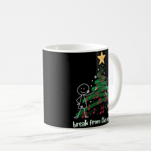 Versier de Xmas Tree BFTG Coffee Mok (Voorkant rechts)