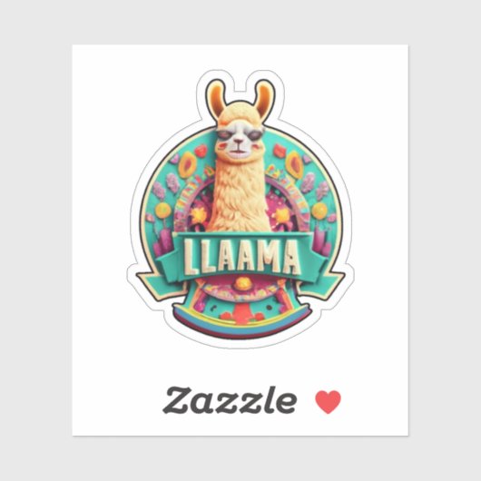 Versier je spullen met Llama Vinyl Decals Sticker (Vel)
