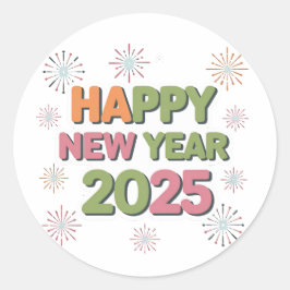 Versier je Stickers voor het nieuwe jaar 2025
