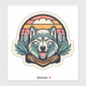 Versier met Natuur Beauty Wolf Stickers (Vel)