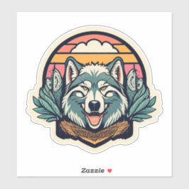 Versier met Natuur Beauty Wolf Stickers