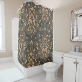 Versier uw badkamer met Classic Damask Naadloos Douchegordijn (In situ)