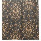 Versier uw badkamer met Classic Damask Seamless Douchegordijn (Voorkant)