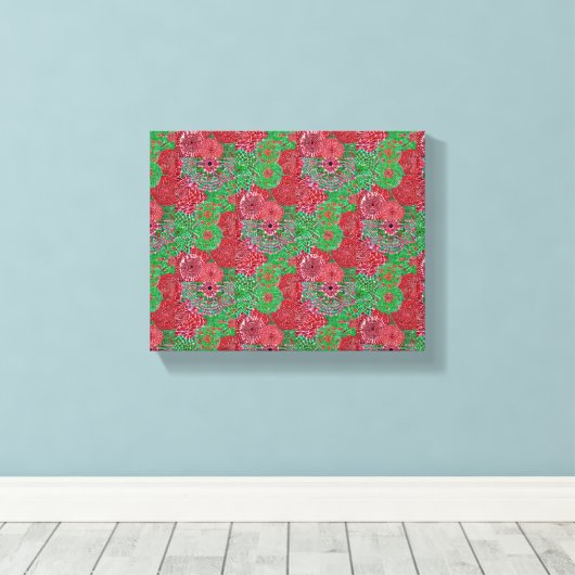 Versierd Canvas Afdruk (Insitu (Houten vloer))