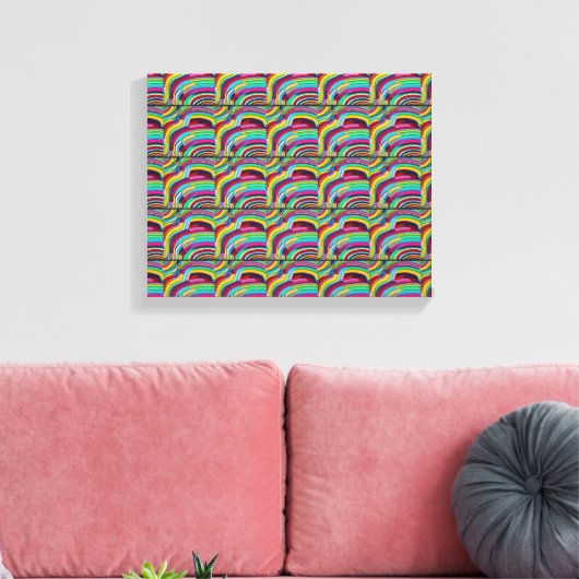 Versierd Canvas Afdruk (Insitu (Woonkamer))