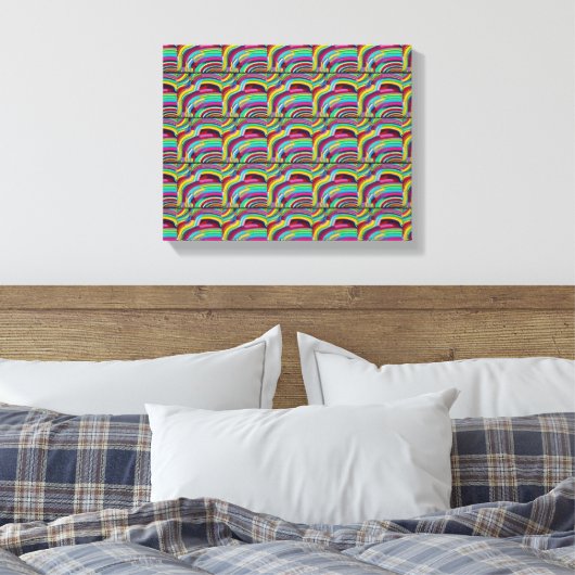 Versierd Canvas Afdruk (Insitu (Slaapkamer))