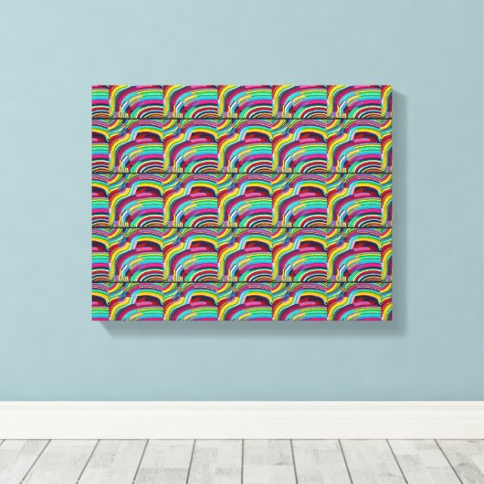 Versierd Canvas Afdruk (Insitu (Houten vloer))