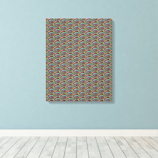 Versierd Canvas Afdruk (Insitu (Houten vloer))