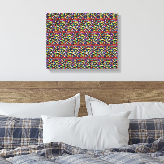 Versierd Canvas Afdruk (Insitu (Slaapkamer))
