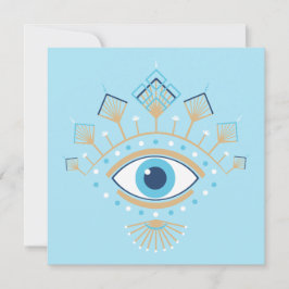 Versierd Grieks Evil Eye Turks Beschermingssymbool