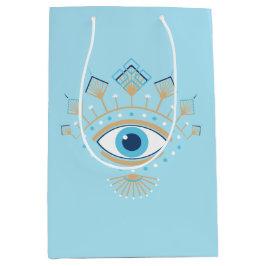 Versierd Grieks Evil Eye Turks Beschermingssymbool Medium Cadeauzakje