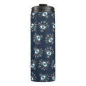 Versierd Grieks Evil Eye Turks Beschermingssymbool Thermosbeker (Voorkant)